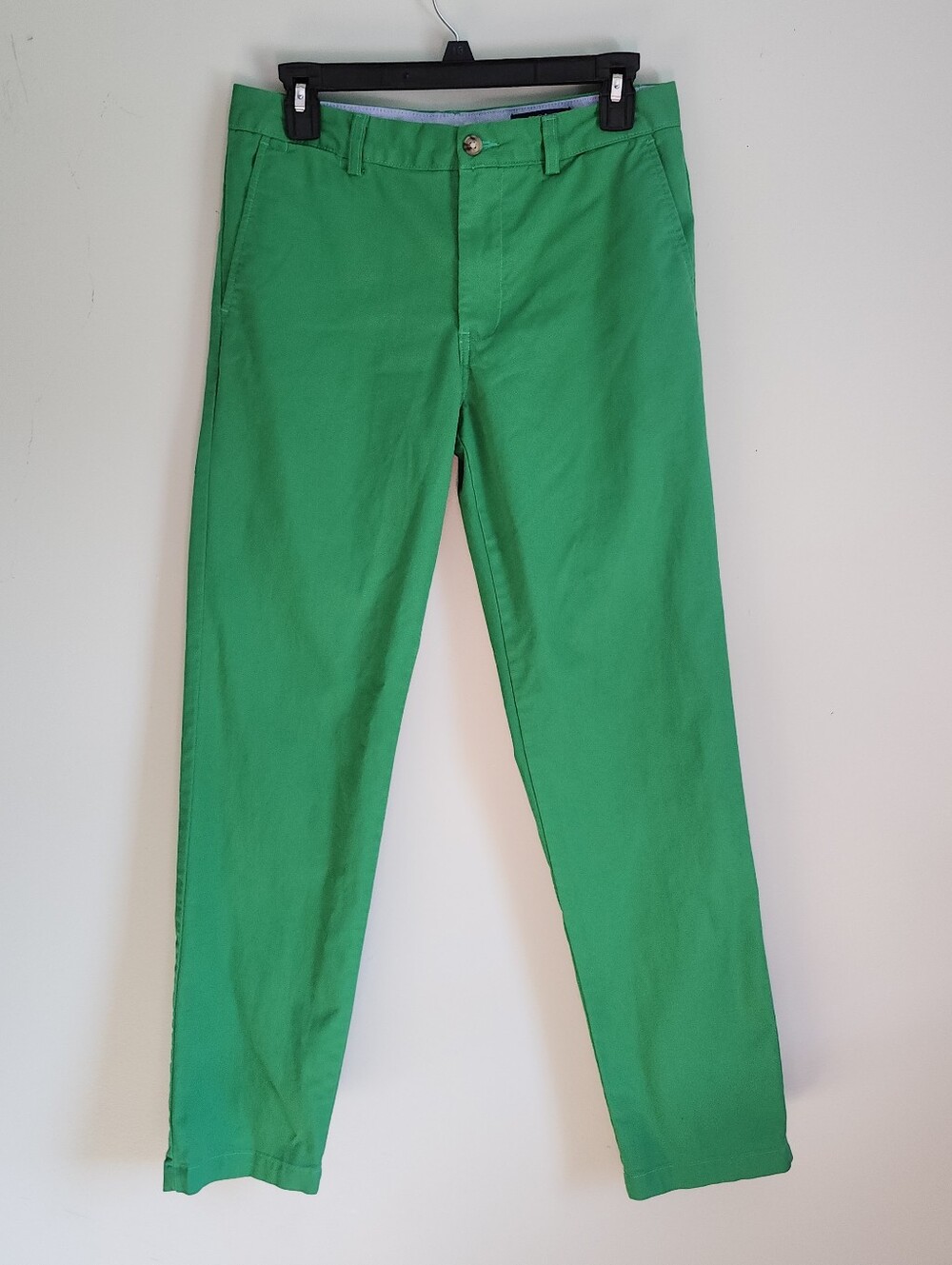 POLO RALPH LAUREN Straight Slim Fit Washed Chino Green Size 18 Kids/Men XS NWOT